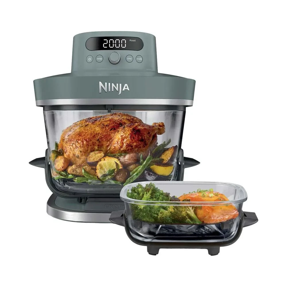 Ninja AS101CHGY Crispi Pro 7-in-1 Heissluftfritteuse – Airfryer - Friteuse – oliv grün