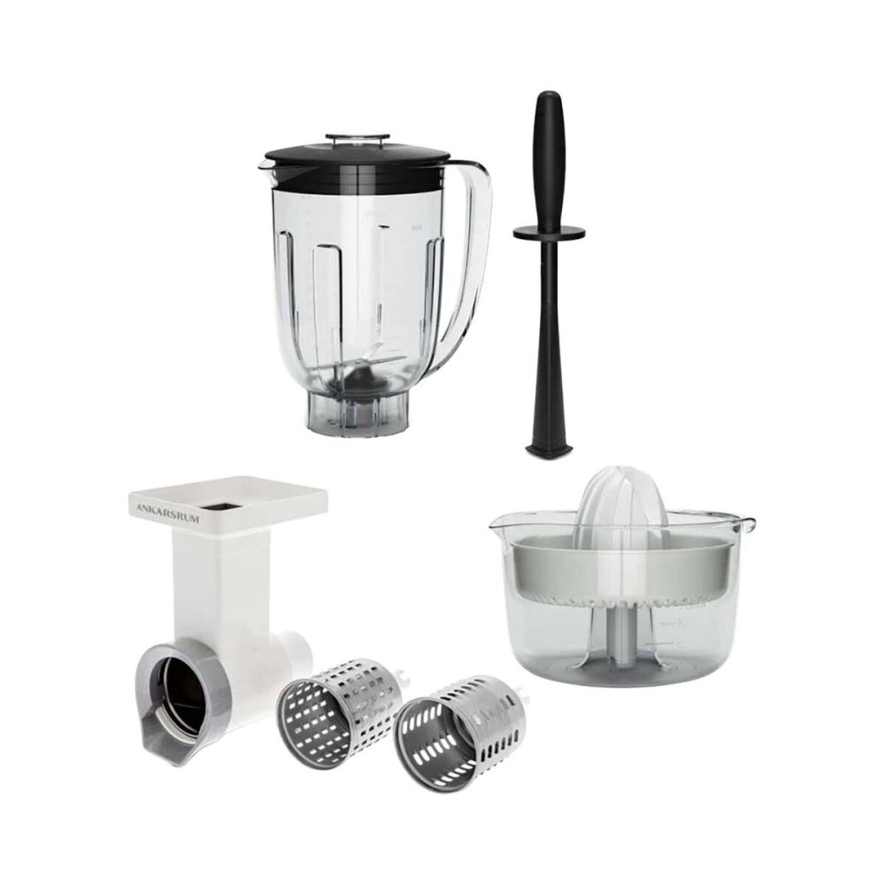 ANKARSRUM 920900070 Gemüseset – Küchenmaschine Zubehör – grau