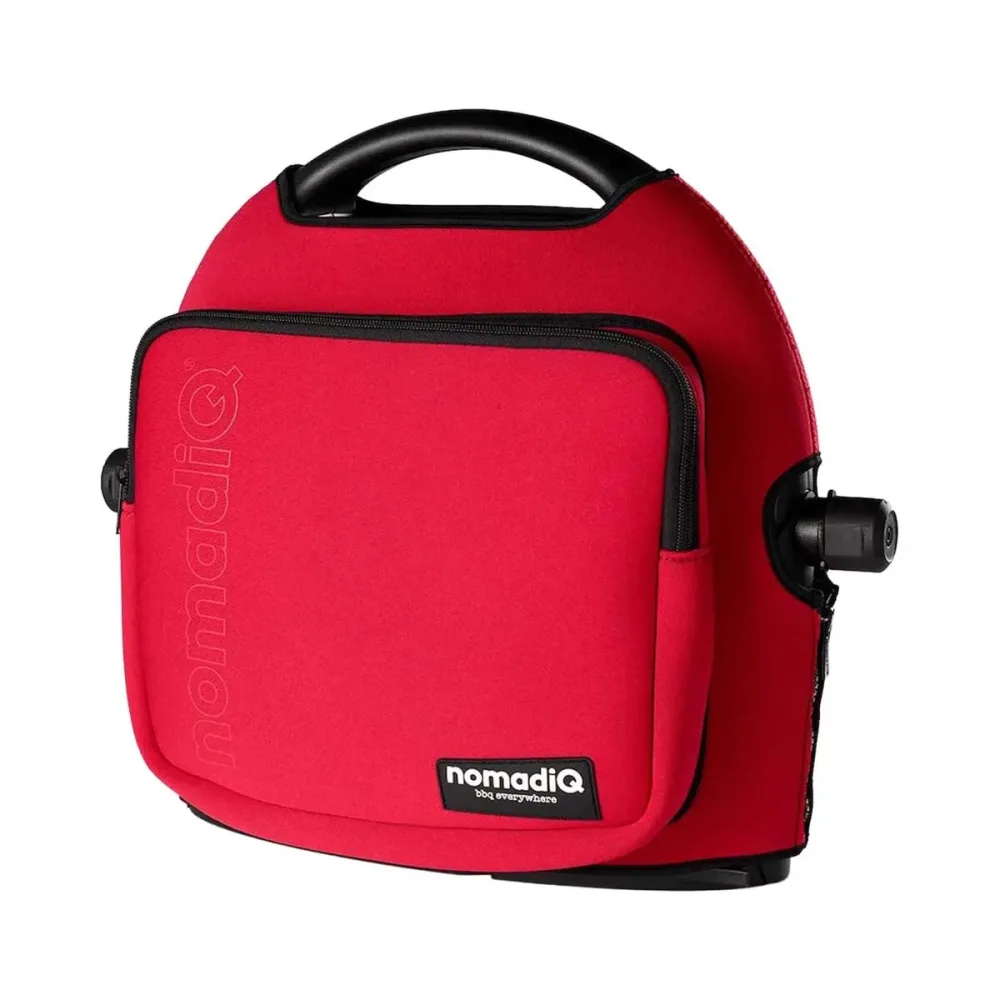 nomadiQ 39.2256.85BB Schutztasche – Grillabdeckung/Grill Abdeckhaube – rot