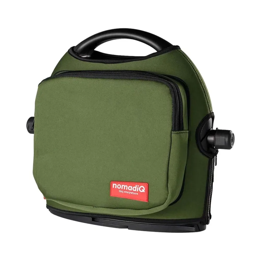 nomadiQ 39.2256.84BB Schutztasche – Grillabdeckung/Grill Abdeckhaube – grün