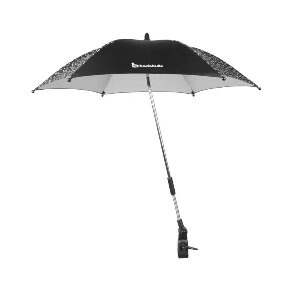 Badabulle Sonnenschirm für Kinderwagen Schwarz