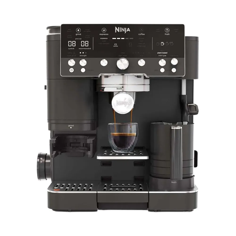 Ninja ES601CHBK Luxe Café Premier Siebträgermaschine – Siebträgermaschine/Espressomaschine – schwarz