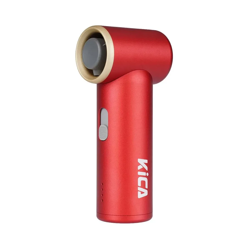 KiCA Jet Fan Mini Red Taschenventilator – Tischventilator/USB Ventilator – rot