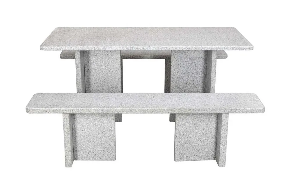 Morcote Granittisch mit Sitzbank