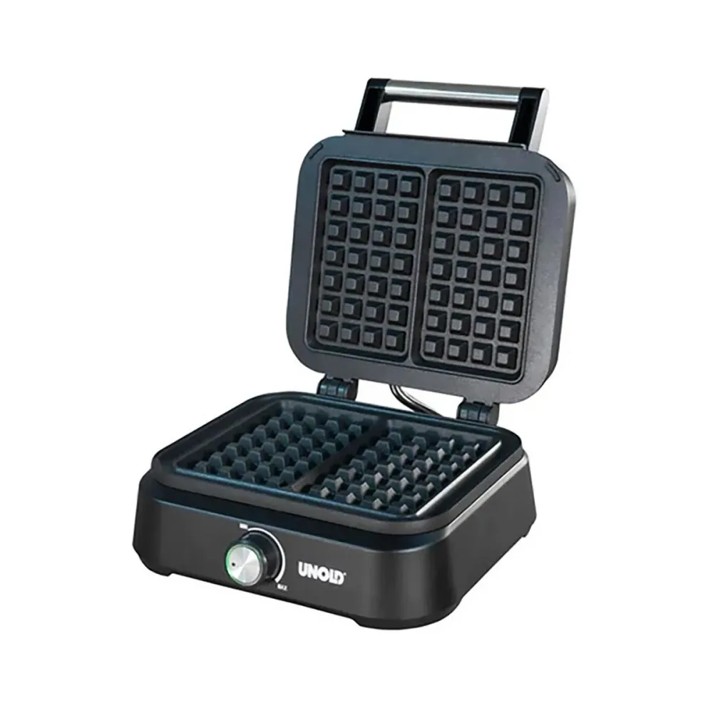 Unold Brüssel Waffeleisen Cool-Touch-Gehäuse Schwarz