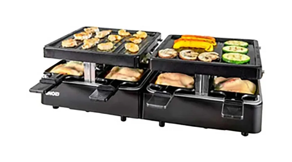Bamix Unold Raclette Extendable Schwarz – Raclette Ofen/Raclette Grill