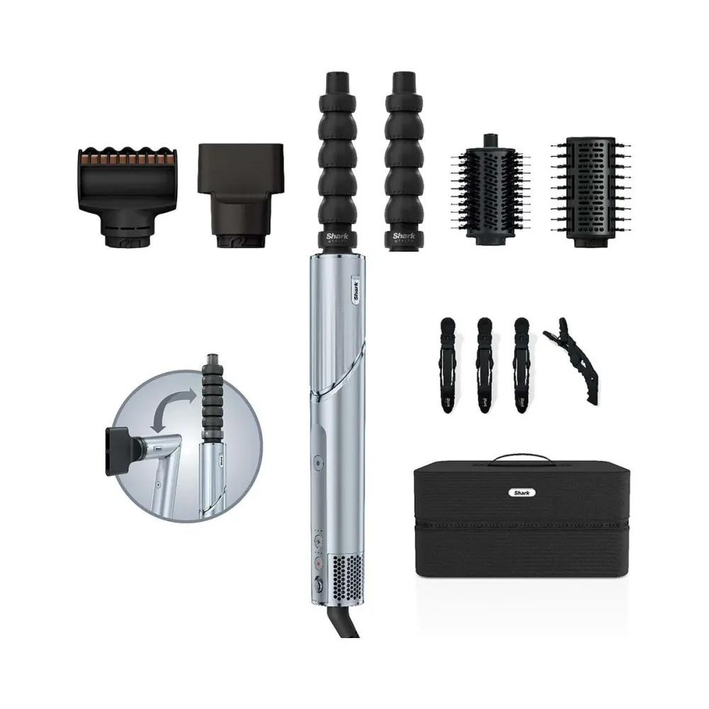 Shark HD476WHCH Heissluftbürste – Hairstyler/Multistyler – grau