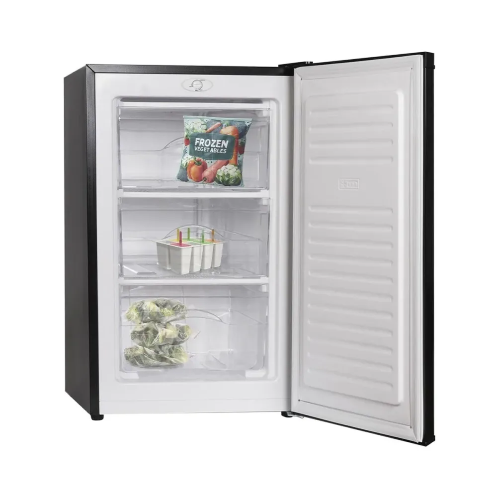Kibernetik GS64 Gefrierschrank – Mini Gefrierschrank freistehend – schwarz