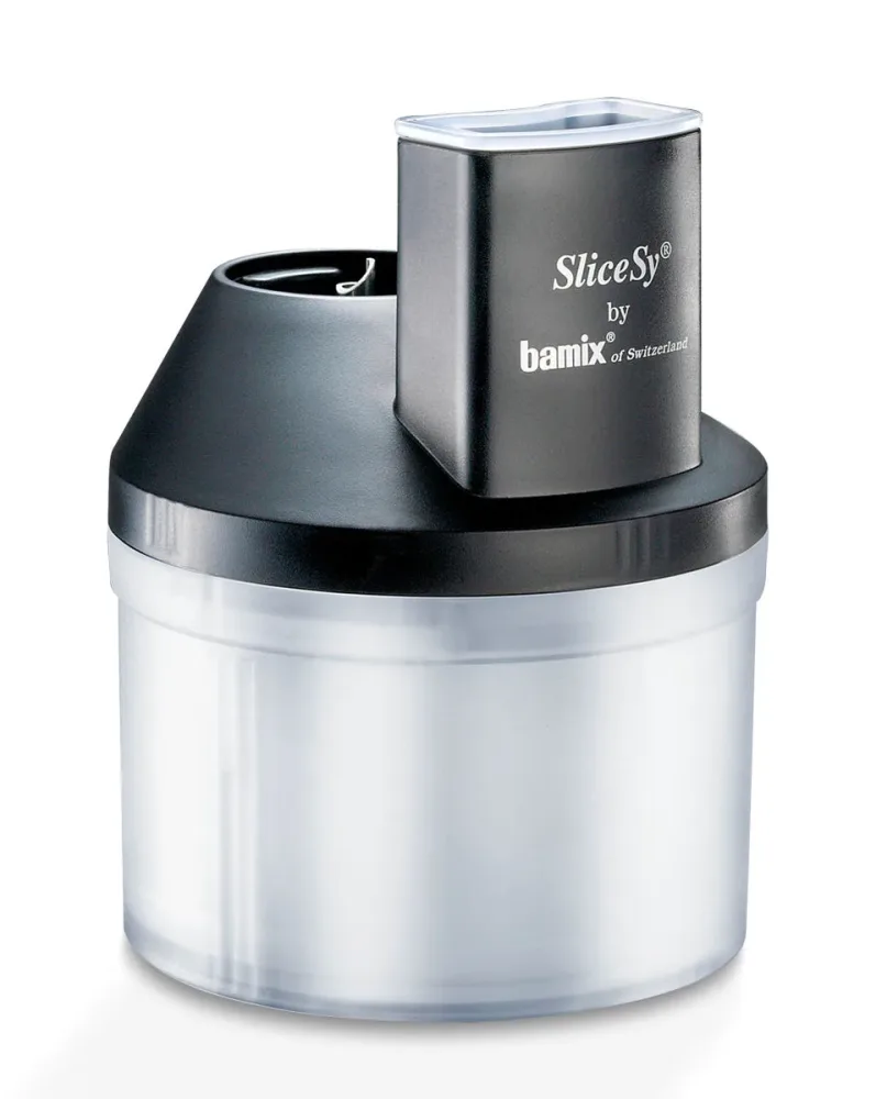 Bamix SliceSy Zerkleinerer schwarz – Küchenmaschine Zubehör