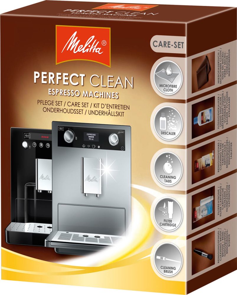 Melitta Perfect Clean Kaffeevollautomaten Care Set Zubehör Pflegeset – Kaffeemaschine Entkalker