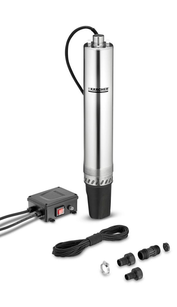Kaercher BP 4 Deep Well - Tiefbrunnenpumpe (Silber)
