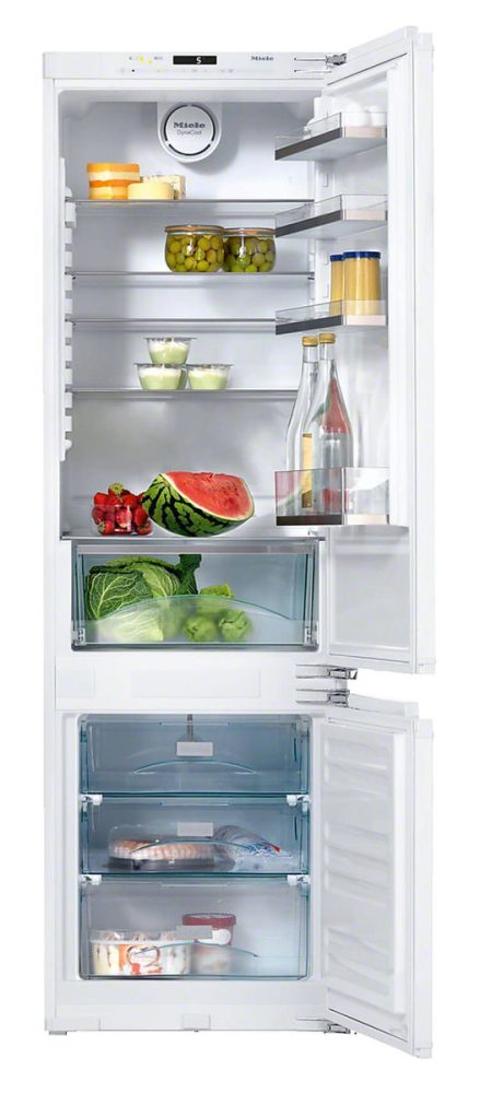 Miele KF 37532-55 iD integriert, rechts Kühlschrank mit Gefrierfach vollintegriert – Einbaukühlschrank mit Gefrierfach 55 cm vollintegriert