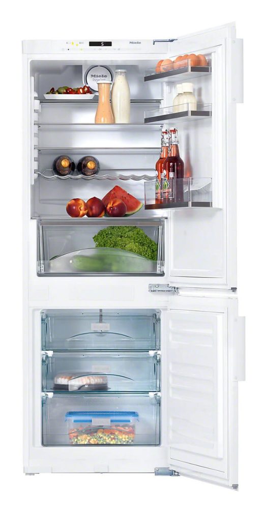 Miele KF 35532-55 ED rechts Kühlschrank mit Gefrierfach dekorfähig – Einbaukühlschrank mit Gefrierfach 55 cm dekorfähig – weiss