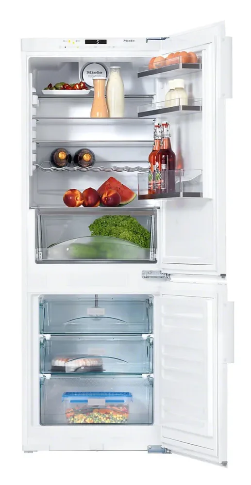 Miele KF 35532-55 ED rechts Kühlschrank mit Gefrierfach dekorfähig – Einbaukühlschrank mit Gefrierfach 55 cm dekorfähig – weiss