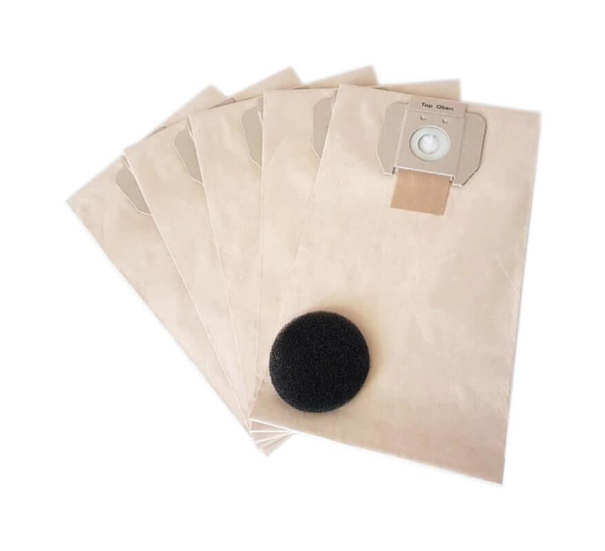 Cleanfix 022.430 Papier-Staubbeutel – Staubsaugerbeutel/Staubbeutel – braun