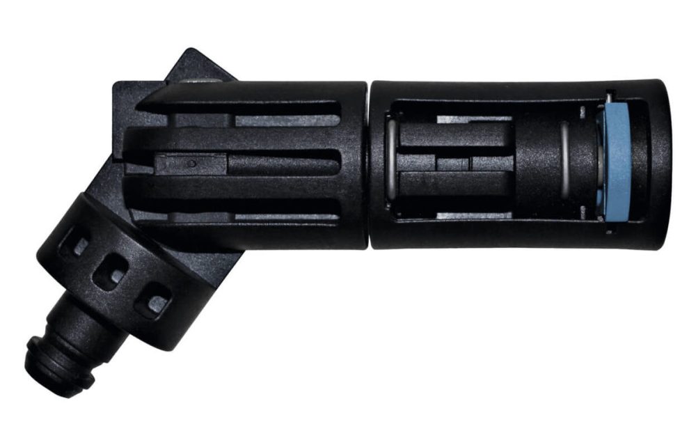 Nilfisk C&C 6411138 Winkeladapter – Industrie Reinigungsgeräte Zubehör – schwarz