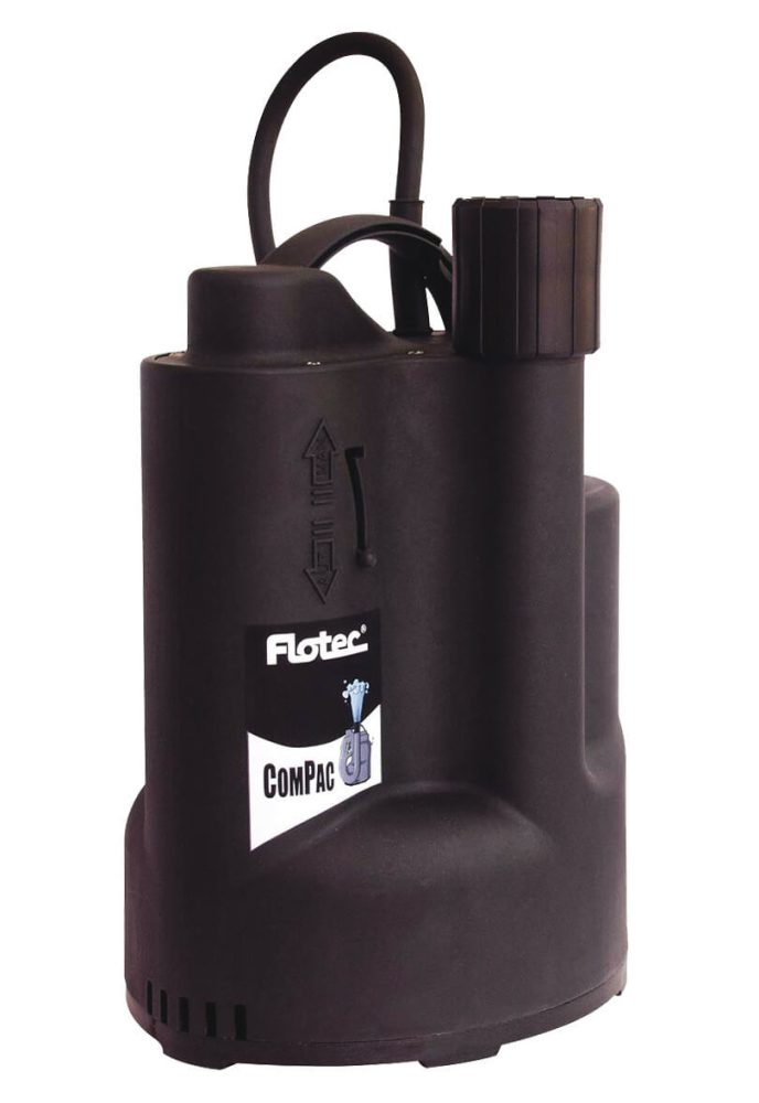 Flotec ComPac 150 mit integriertem Schwimmerschalter, Tauchpumpe