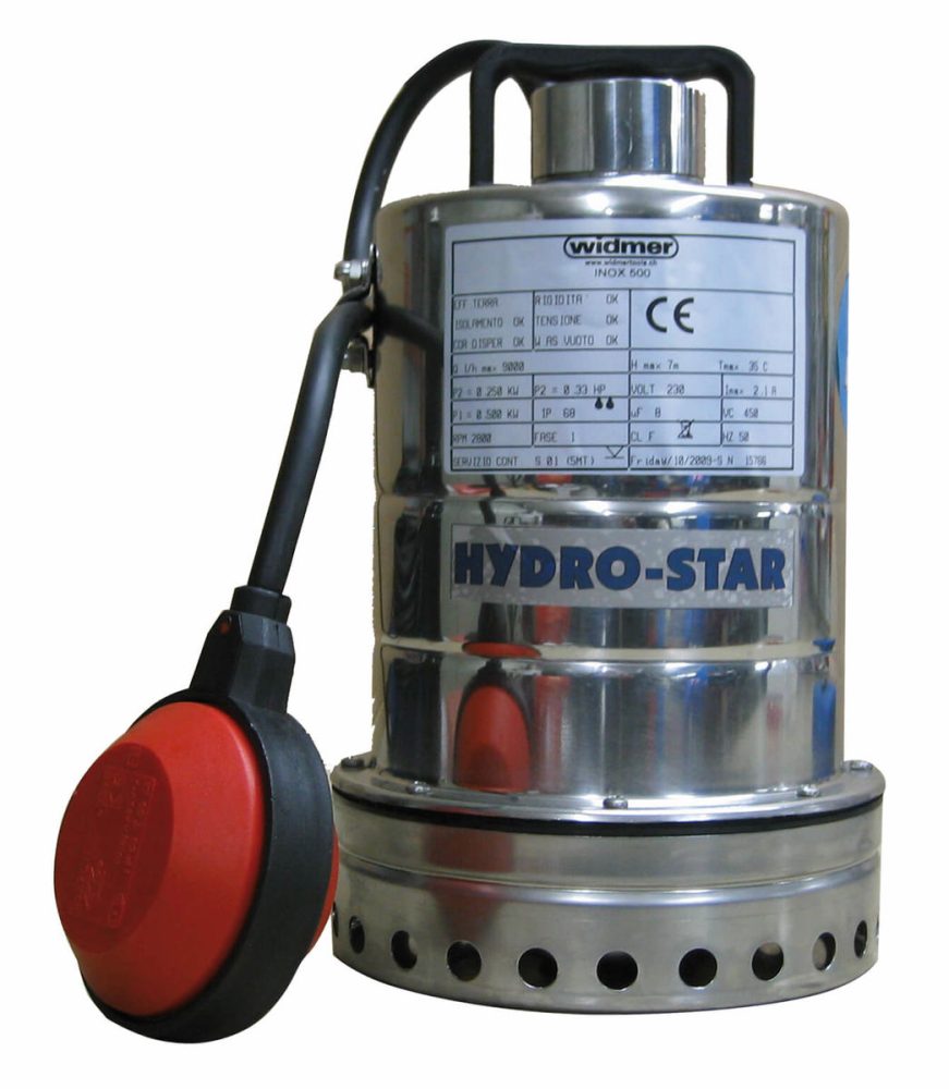 HYDRO-STAR Inox 500 mit Schwimmerschalter, Tauchpumpe