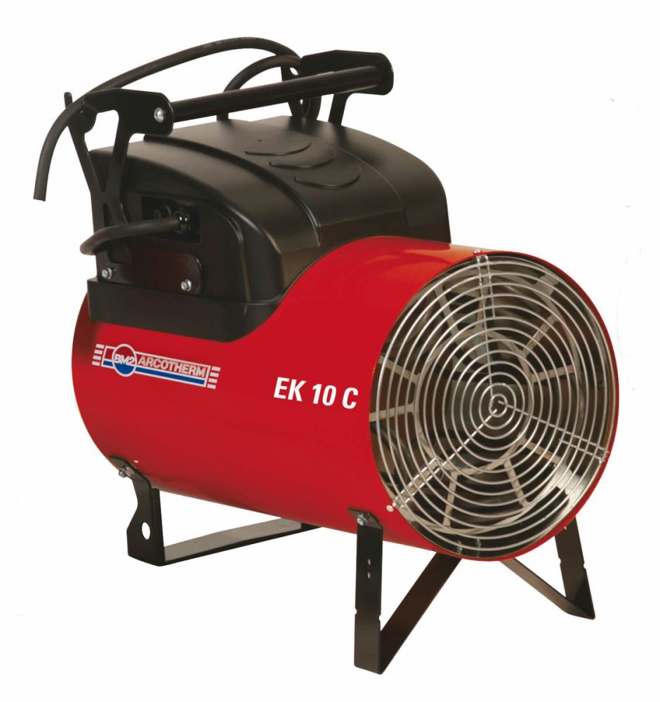 Arcotherm EK 10 C Elektroheizer – Heizlüfter – rot