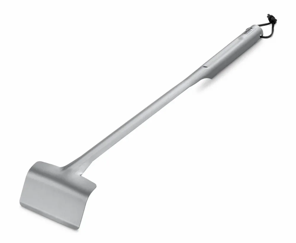 Weber Holzkohleschieber – Weber Holzkohle/Briketts/Grill Anzünder – silber
