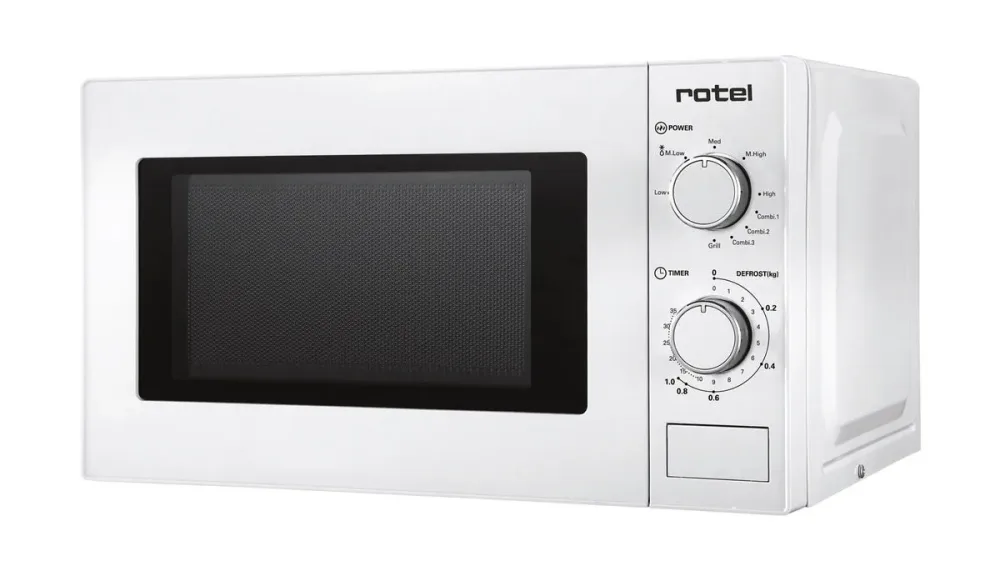 Rotel Microwave Oven 1574CH Mikrowelle mit Grill – weiss