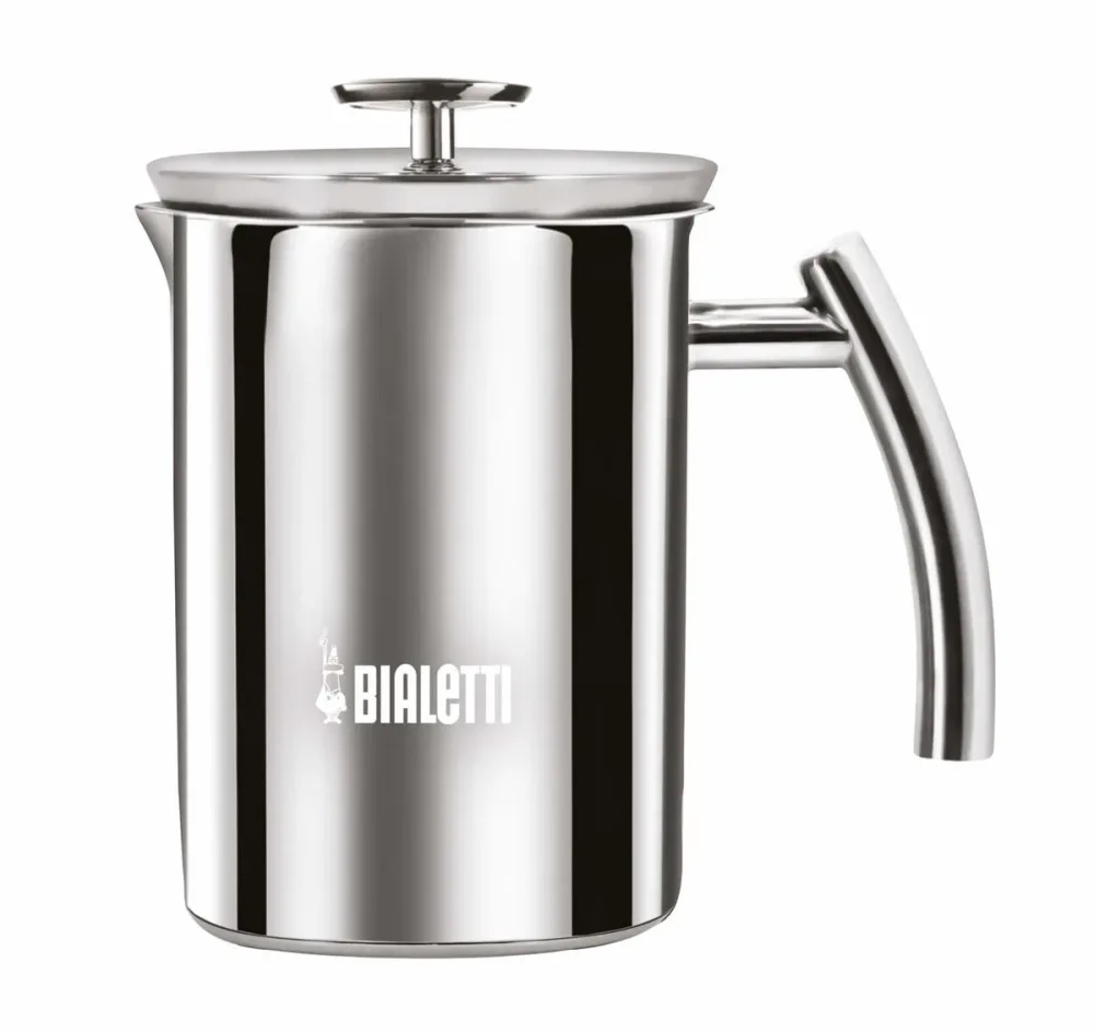 Bialetti Milchaufschäumer - Edelstahl Milchschäumer – Siebträgermaschine Zubehör