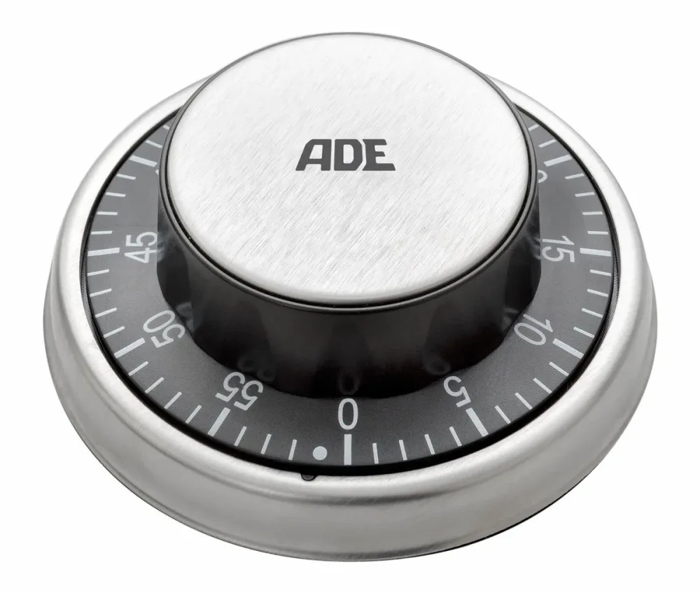 ADE TD 1304 mechanischer Küchentimer schwarz