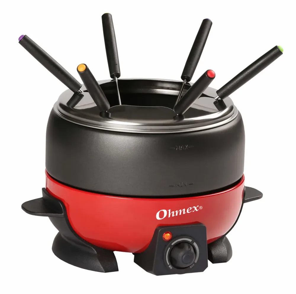 Ohmex - Fondue-Set, Zweifarbig