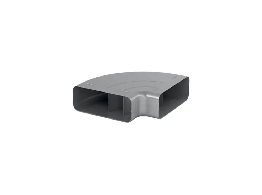V-ZUG Bogen 90°, waagrecht für Flachkanal (B=227 / H= 94 mm), L= 288mm