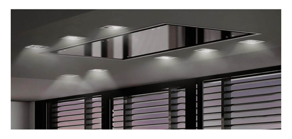 Wesco EVE 5-100 Dunstabzugshaube 60cm – Deckenlüfter – aluminium schwarz
