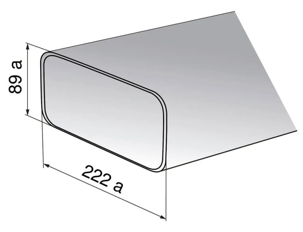 V-ZUG 1012780 Flachkanal – Dunstabzugshaube Zubehör