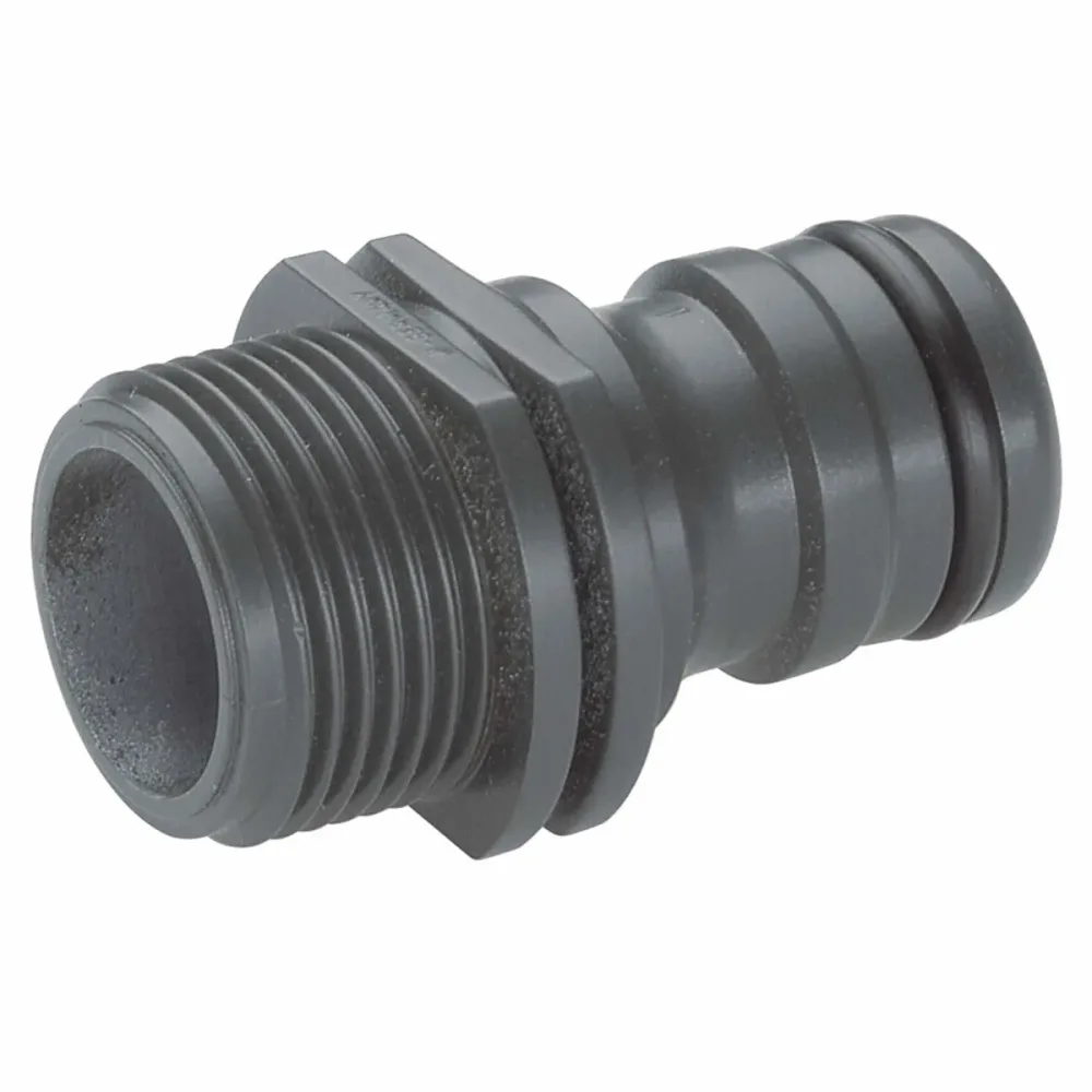 GARDENA 02821-20 Kunststoff Gerätestück Steckkupplung Profi-System, 26,44 mm (3/4) AG