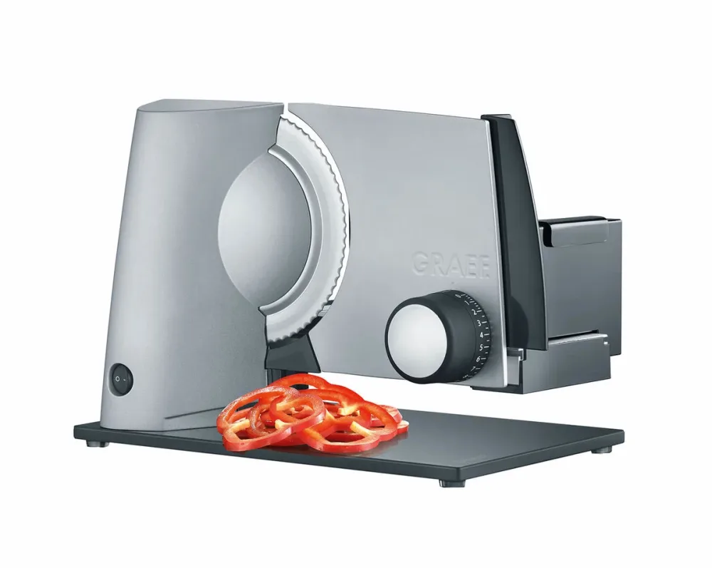 Graef SKS 320 Allesschneider – Aufschnittmaschine/Schneidemaschine – silber
