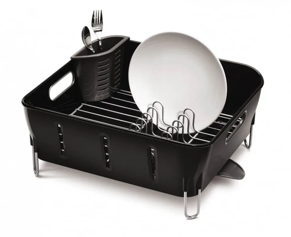 Simplehuman KT1105 kompaktes Abtropfsystem schwarz