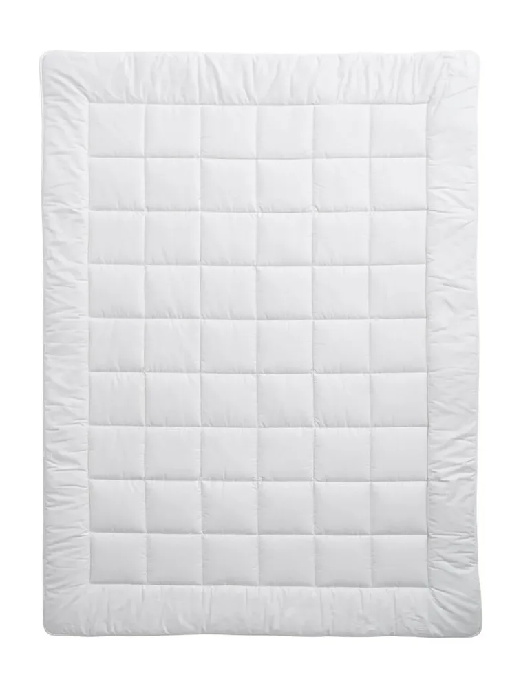 Billerbeck Schurwollduvet Meisterklasse Uno Weiss Baumwolle 160 cm 210 cm Schurwolle - Schurwollduvet