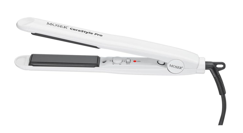 MOSER CeraStyle Pro Straightener White