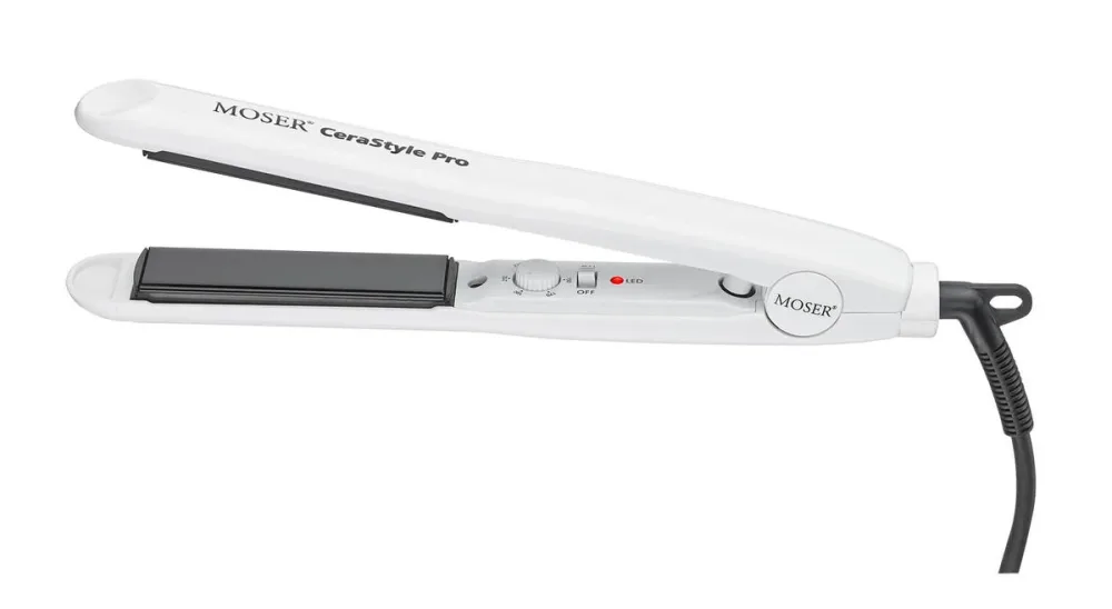 MOSER CeraStyle Pro Straightener White