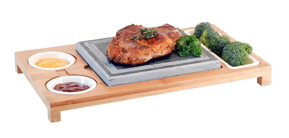 Nouvel Hot Stone Set 35x20cm 5-tlg
