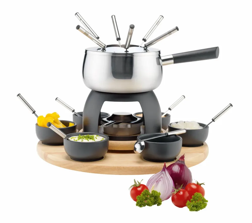 Fondueset 23-Teiliges Fondueset B: 45 Cm