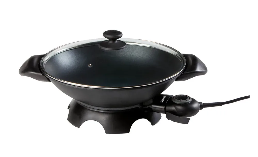DOMO DO8708W DO8708W Elektro-Wok Schwarz