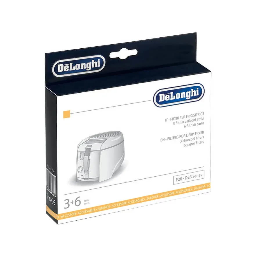 De Longhi Filtersatz Filter – Friteuse Zubehör – weiss