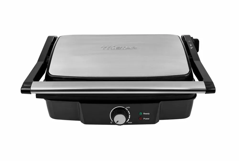 Tristar Kontaktgrill GR-2853 Panini Grill – edelstahl / schwarz