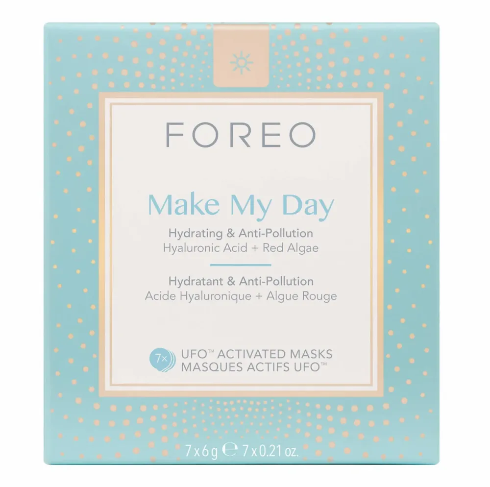 FOREO Skincare UFO? Mask Make My Day - Maskenpads für UFO? Tools Feuchtigkeitsmasken 7 ct