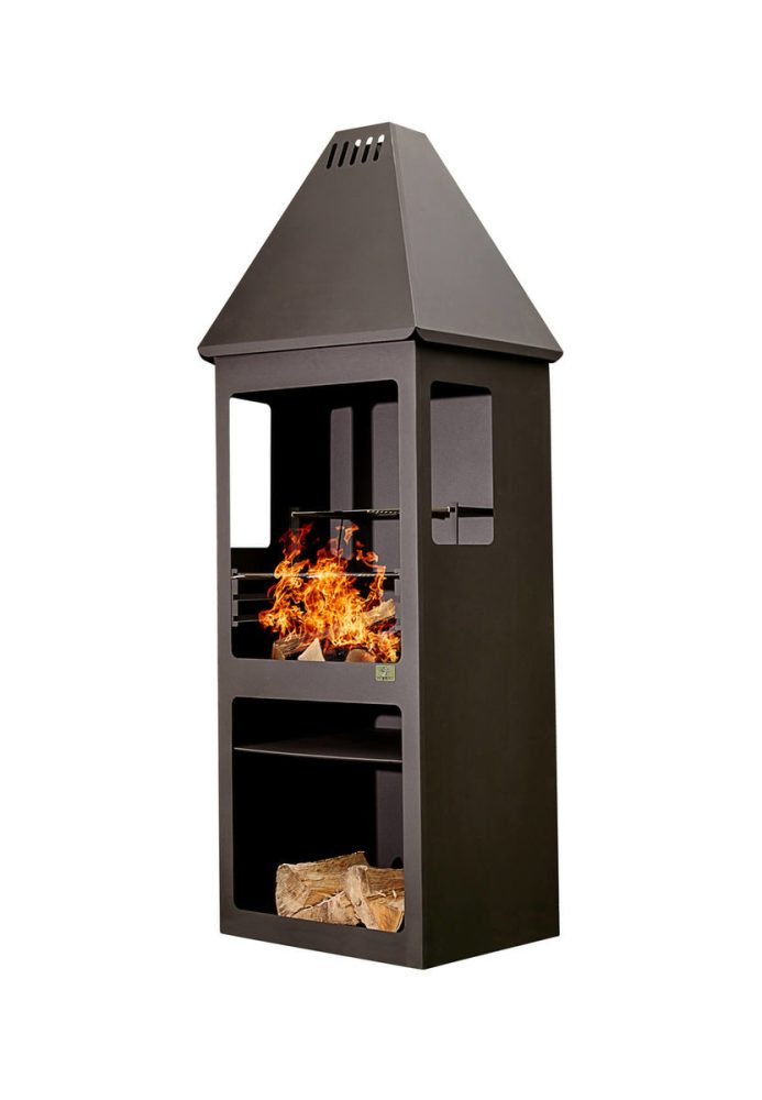 Nomlilo Pacoima - Holzkohlegrill (Schwarz)