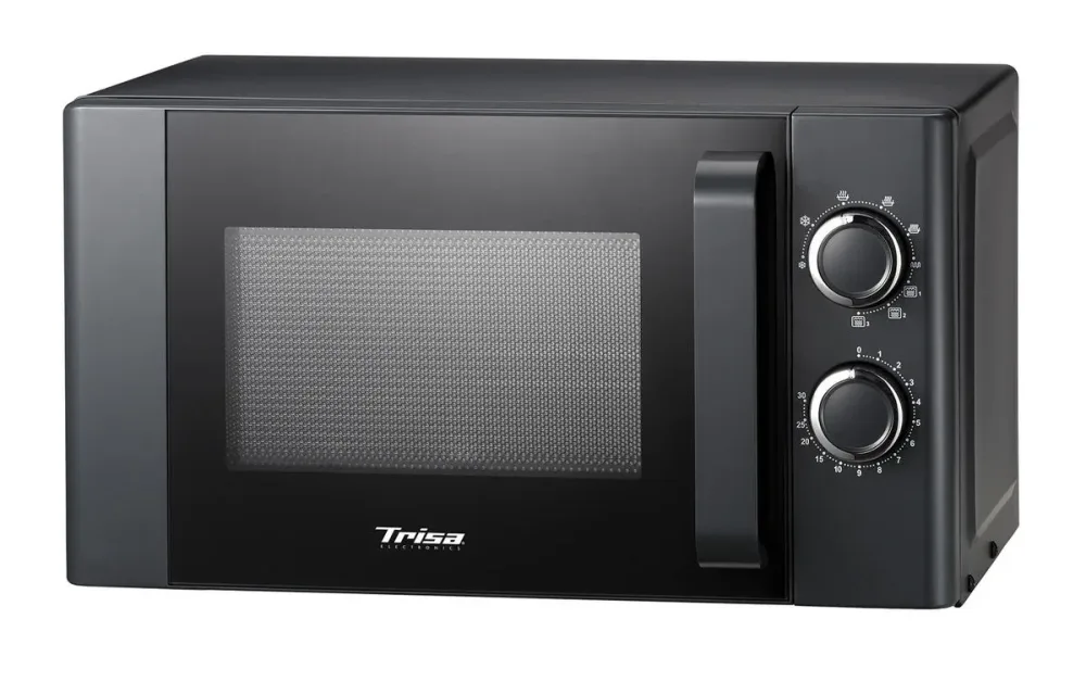 Trisa - Mikrowelle mit Grill Micro Grill, Schwarz, 20 L