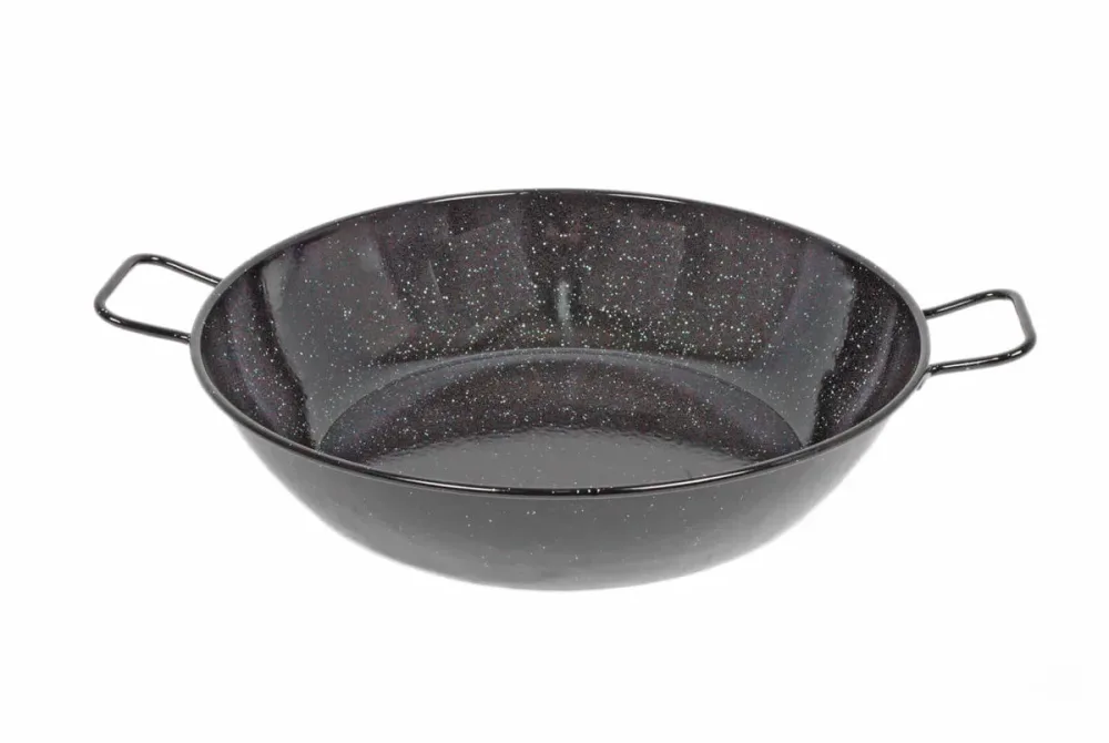 Garcima A620E Pfanne – Grillschale/Grillpfanne/Grillgeschirr – schwarz