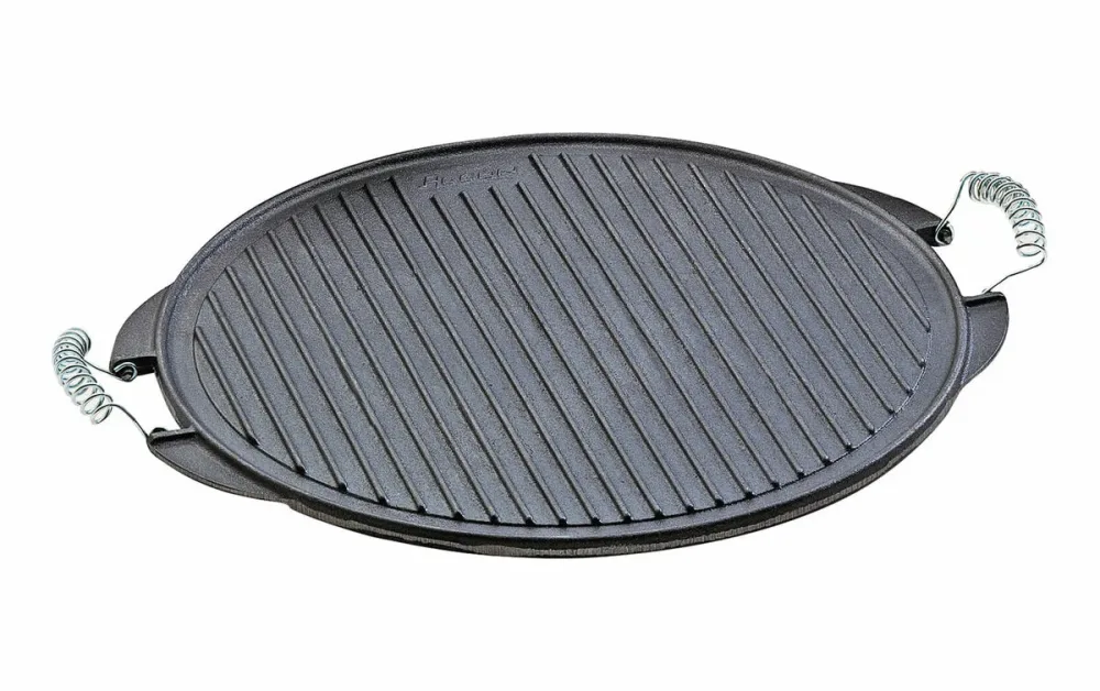 Garcima A1330E Grill-Gussplatte – Grillplatte/Grillrost – schwarz