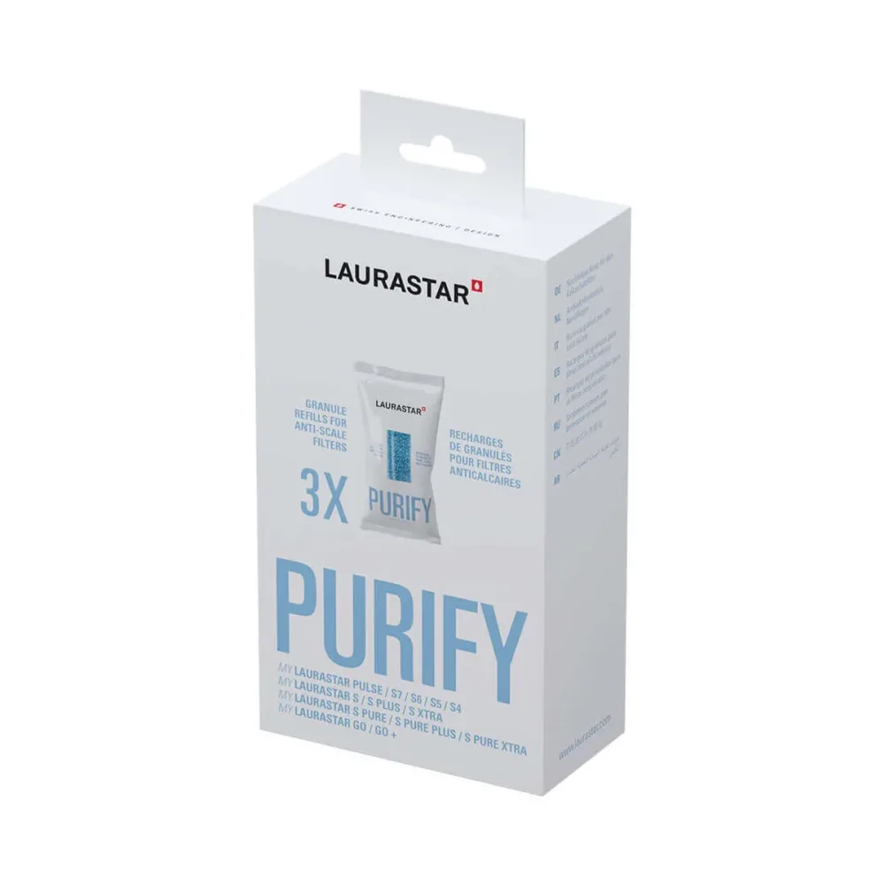 LAURASTAR Set mit 3 Nachfüllpackungen für den Anti-Kalk-Filter