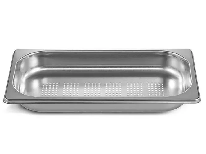 V-ZUG K27357 Garbehälter gelocht 1/3 GN, Höhe 65 mm