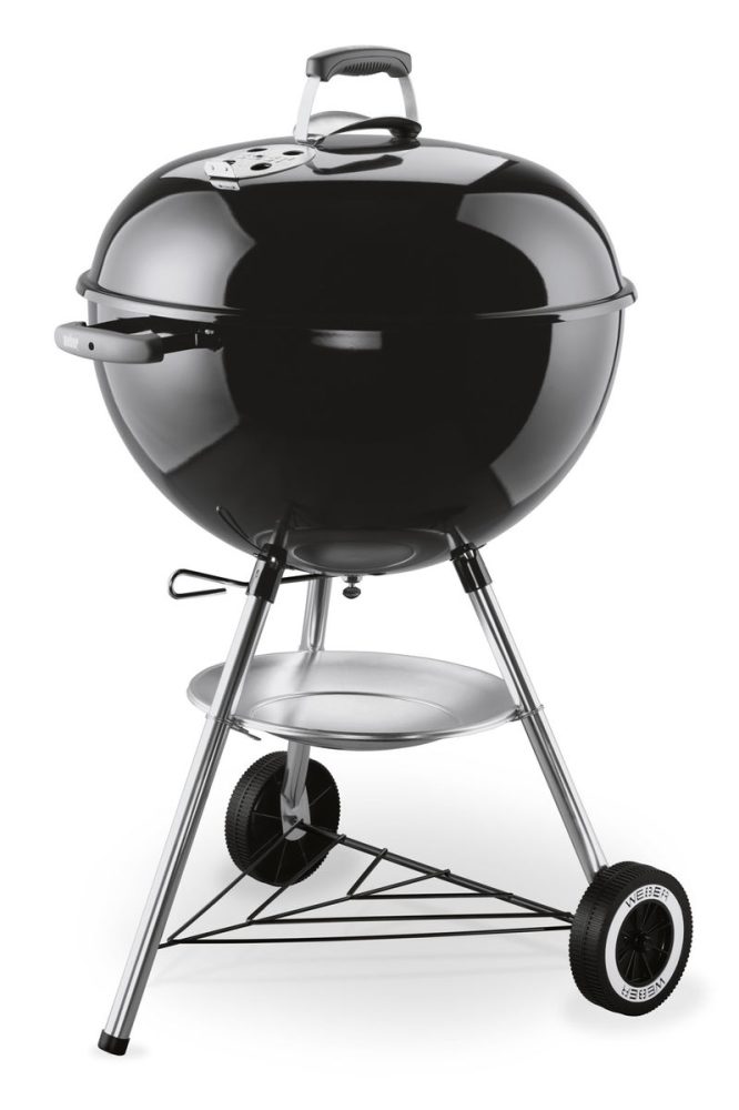 Weber Classic Kettle 57 Kugelgrill – Weber Holzkohlegrill/Kohlegrill – black